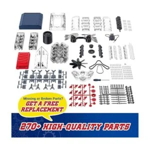 El kit de construcción de motor de combustión V8 de Playz_3