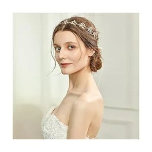 BABEYOND Diadema de novia de cristal tocado de boda para_3