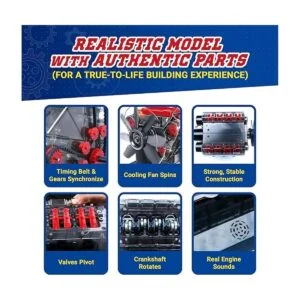 El kit de construcción de motor de combustión V8 de Playz_2