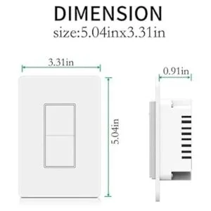 SANA Interruptor inteligente de luz de pared WiFi botón_3