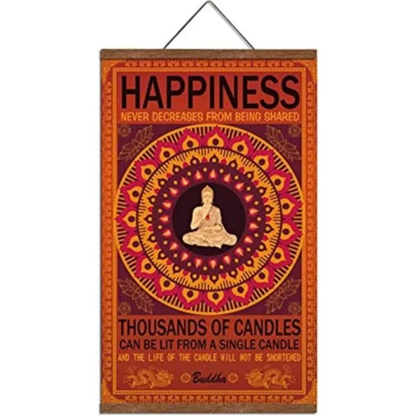 Arte de pared de Buda decoración zen impresa en lienzo