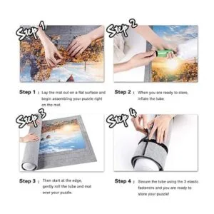 Jigsaw Puzzle Roll Up Mat un buen almacenamiento de_4