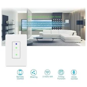 SANA Interruptor inteligente de luz de pared WiFi botón_5
