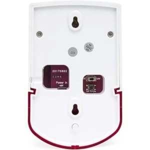 Daytech Sirena estroboscópica con botón de alarma de_4