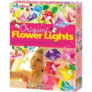 4M Kidzmaker Kit de luces de flores de origami