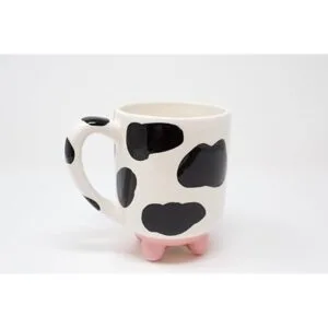 Boston Warehouse Taza de vaca Udderly con patas de_2