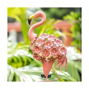 Homeimpro Luces solares de jardín luces de metal para_5