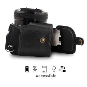 MegaGear MG1641 Ever Ready Funda de piel auténtica para_3