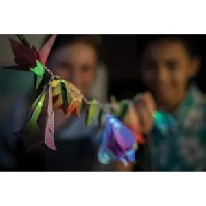 4M Kidzmaker Kit de luces de flores de origami