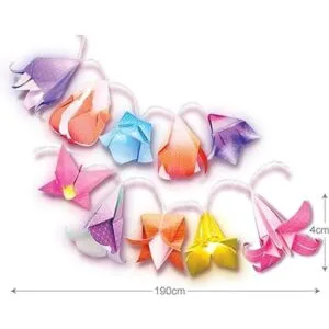 4M Kidzmaker Kit de luces de flores de origami