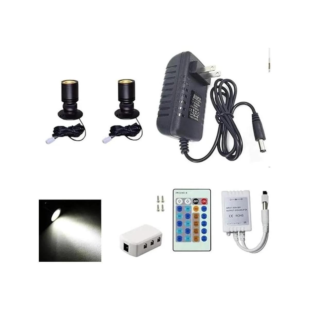 Jorunhe Lámpara LED blanca de 1.5 W para armario de_1