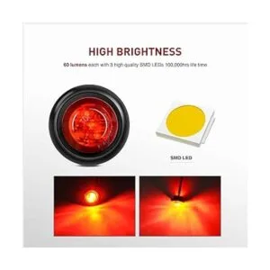 Nilight TL04 10 luces LED redondas de 34 pulgadas LED_4