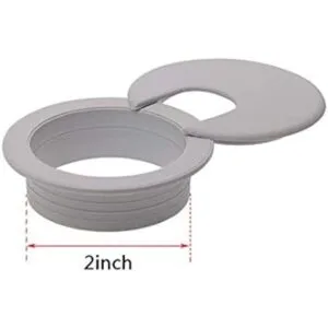 Mini Skater 10 ojales de escritorio de plástico negro_4