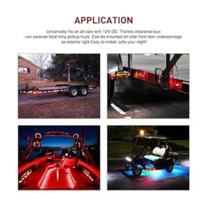 Nilight TL04 10 luces LED redondas de 34 pulgadas LED_6