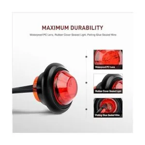 Nilight TL04 10 luces LED redondas de 34 pulgadas LED_3