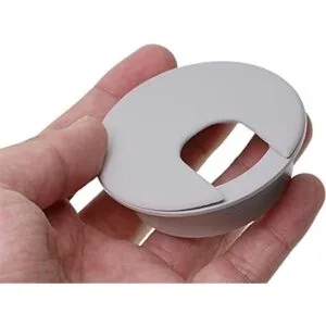 Mini Skater 10 ojales de escritorio de plástico negro_2