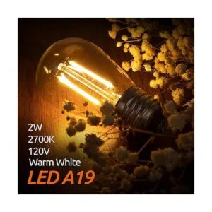 Bombillas LED de repuesto de 2 W S14 paquete de 4_3