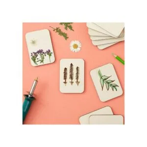 Paquete de 36 rectángulos de madera sin terminar para