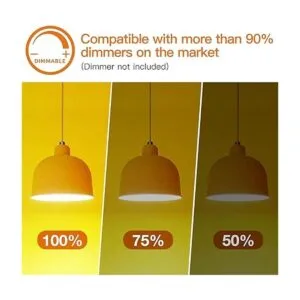 Bombillas LED de repuesto de 2 W S14 paquete de 4_4