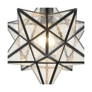 AXILAND Moravian Star Lámpara de techo empotrada con_4