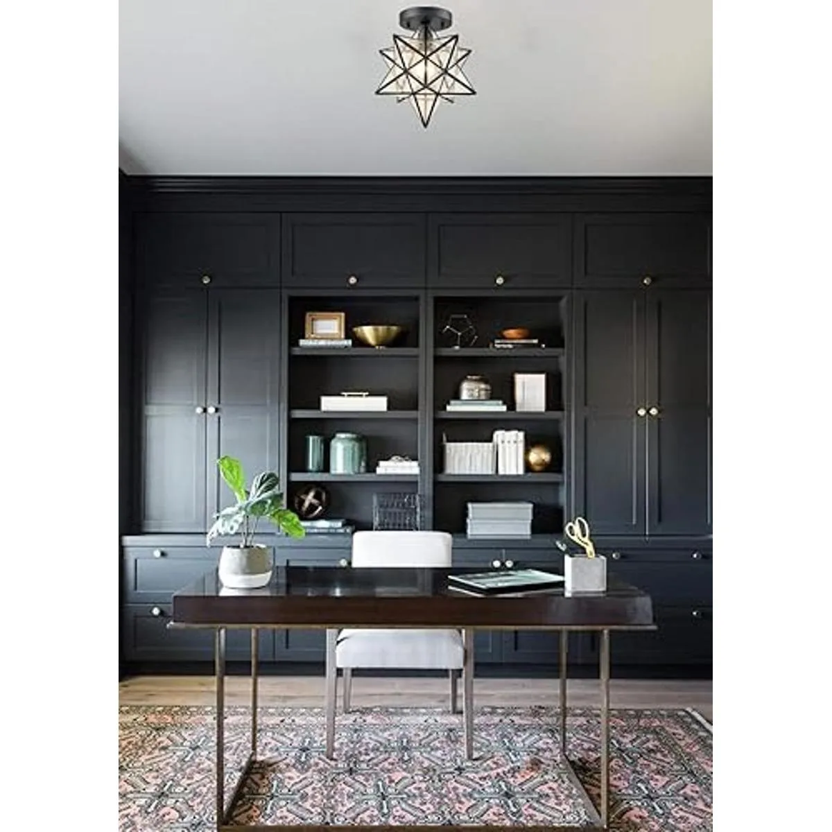 AXILAND Moravian Star Lámpara de techo empotrada con_3