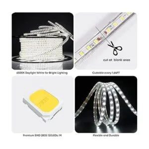 Luces de tira LED de decoración de brillo._3