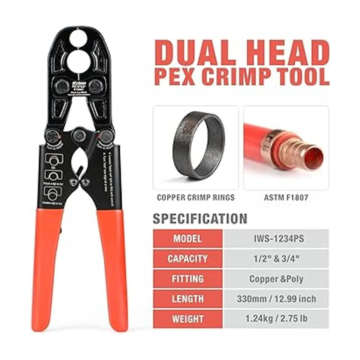 IWISS PEX Herramienta de crimpado combinada de 12_2