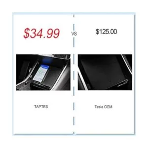 TAPTES Cargador inalámbrico para Tesla Modelo 3 2017 2018_4