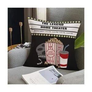 Aremetop Juego de 4 fundas de almohada de lino y algodón