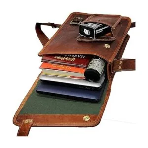 Bolsa de mensajero de cuero de 13 pulgadas funda para_3