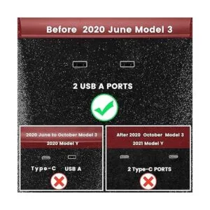 TAPTES Cargador inalámbrico para Tesla Modelo 3 2017 2018_6