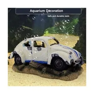 Capetsma Decoración de acuario adorno de resina de coche