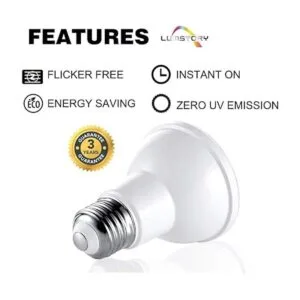 Par20 Bombillas LED 3000K Blanco Cálido Inundación_3