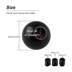 RYANSTAR Pomo de palanca de cambios de auto universal_5