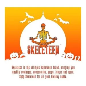 Skeleteen Sombrero colonial de tricornio negro Disfraz de_5