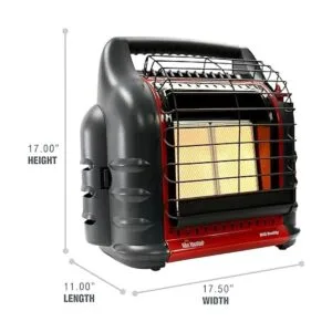 Calentador de propano portátil Big Buddy de 18000 BTU_5