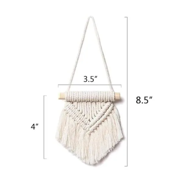Mkono Macramé para colgar en la pared juego de 3 bonitos
