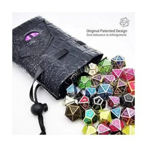 Haxtec Bolsa de almacenamiento para dados de piel_2