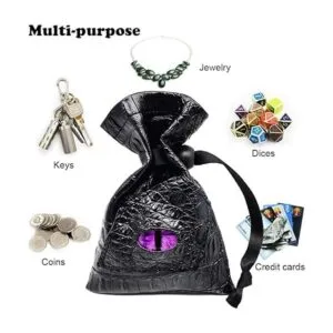 Haxtec Bolsa de almacenamiento para dados de piel_4