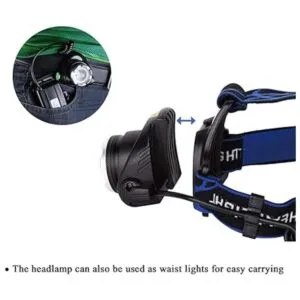 AuKvi Faro de luz roja faro LED rojo de 3 modos faro