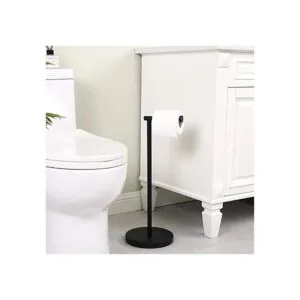 KES Soporte de papel higiénico para baño soporte moderno_2