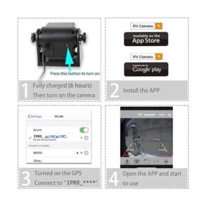 EWAY Enganche magnético WiFi cámara de visión_3