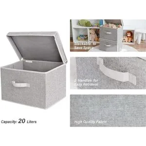 StorageWorks Cajas de almacenamiento decorativas cesta de_3