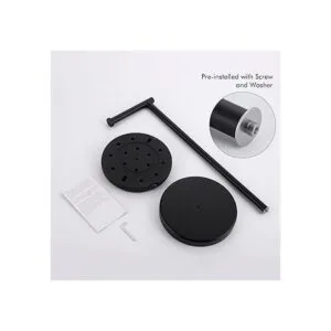 KES Soporte de papel higiénico para baño soporte moderno_6