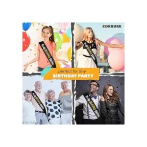 CORRURE Banda de cumpleaños Its My Birthday Bitches con_2