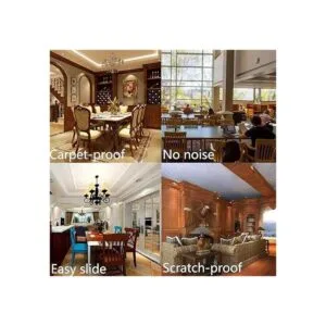 Almohadillas de muebles con tornillos para patas de silla