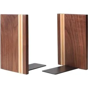 Muso Sujetalibros de madera para artista estantes_1
