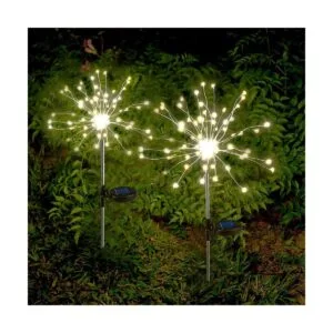 Luces solares de jardín luces solares con forma de fuegos_1