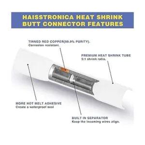 Haisstronica 500 conectores blancos termocontraíbles 2624_2