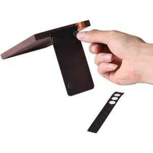 Muso Sujetalibros de madera para artista estantes_6